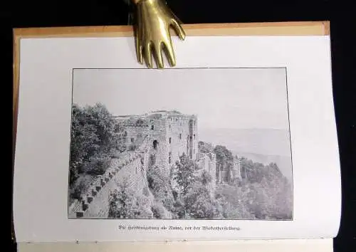 Trinius Vogesenfahrt Ein Wanderbuch 10 Vollbilder nach photograph.Aufnahmen o.J.