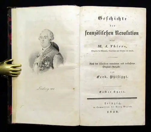 Philippi Geschichte der französischen Revolution 5 Bde. komplett 1836 Geschichte