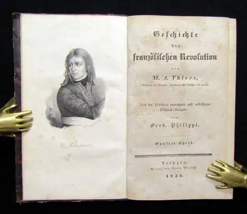 Philippi Geschichte der französischen Revolution 5 Bde. komplett 1836 Geschichte