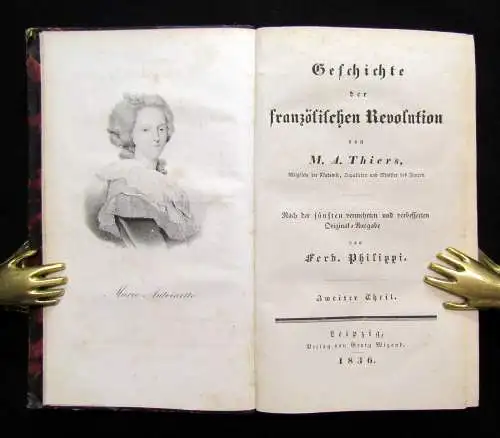 Philippi Geschichte der französischen Revolution 5 Bde. komplett 1836 Geschichte