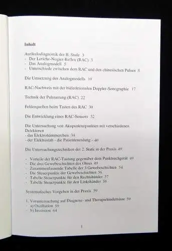 Bahr Systematik und Praktikum der wissenschaftlichen Ohrakupunktur 1996