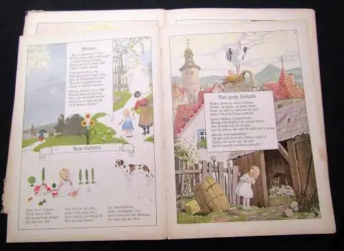 Holst, Adolf illustr. Kutzer, Ernst Das goldene Tor. Ein neues Kinderbuch 1913