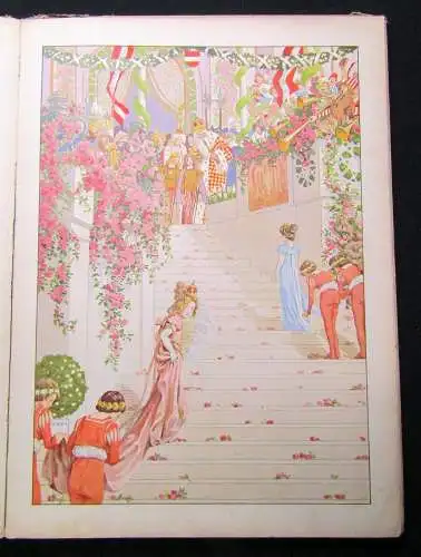 Holst, Adolf illustr. Kutzer, Ernst Das goldene Tor. Ein neues Kinderbuch 1913