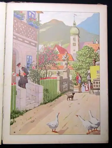 Holst, Adolf illustr. Kutzer, Ernst Das goldene Tor. Ein neues Kinderbuch 1913