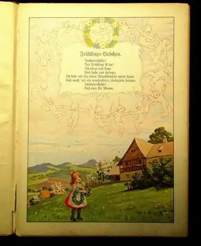 Holst, Adolf illustr. Kutzer, Ernst Das goldene Tor. Ein neues Kinderbuch 1913