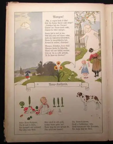 Holst, Adolf illustr. Kutzer, Ernst Das goldene Tor. Ein neues Kinderbuch 1913