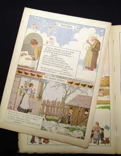 Holst, Adolf illustr. Kutzer, Ernst Das goldene Tor. Ein neues Kinderbuch 1913