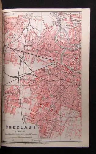Baedeker, Karl Schlesien. Riesengebirge - Grafschaft Glatz Auflage mit 28 Karten