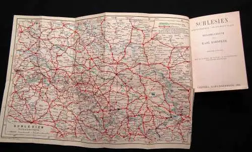 Baedeker, Karl Schlesien. Riesengebirge - Grafschaft Glatz Auflage mit 28 Karten