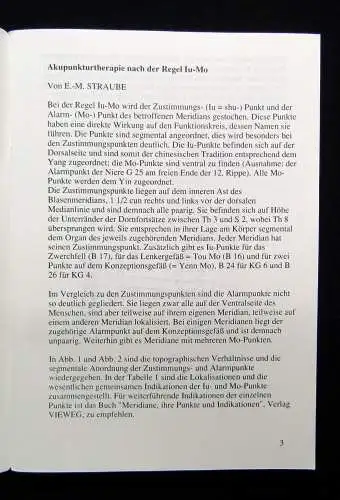 Zeitler/Bahr/Straube Körper-u. Schädelakupunktur für mäßig Fortgeschrittene 1988