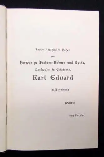 Trinius Thüringer Land Original Ausgabe 1905 Erzählungen Roman Abenteuer