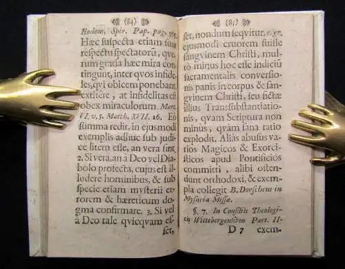 Masius, Hector Gottfried Discursus theologicus de Profanatione hostiae consecrat