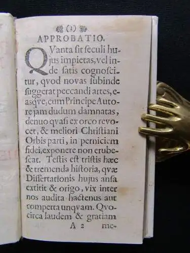 Masius, Hector Gottfried Discursus theologicus de Profanatione hostiae consecrat