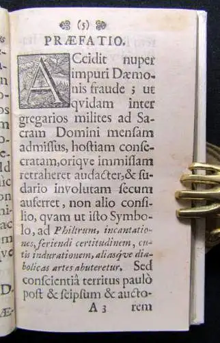 Masius, Hector Gottfried Discursus theologicus de Profanatione hostiae consecrat