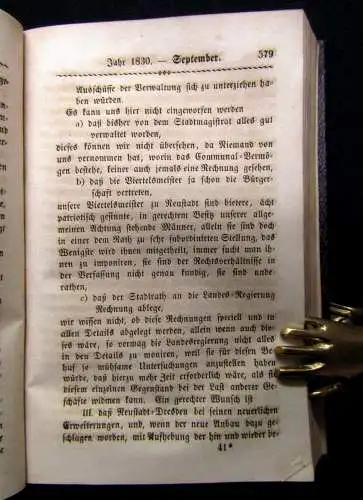 Tagebuch eines Dresdner Bürgers; oder Niederschreibung der Ereignisse eines jede