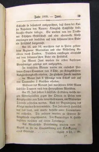 Tagebuch eines Dresdner Bürgers; oder Niederschreibung der Ereignisse eines jede