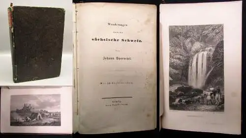 Johann Sporschil Wanderungen durch die Sächsische Schweiz. I. Sektion 1837