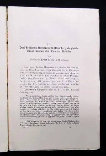 Dobenecker Zeitschrift des Vereins f. Thüringische Geschichte 15.Bd. 1905 Heft 2