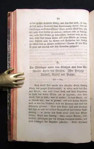 Herzog Geschichte des Thüringischen Volkes 1827 Für das Volk und die Jugend