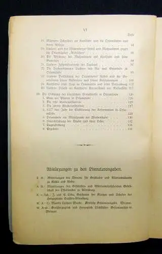 Wähler Die Einführung der Reformation in Orlamünde 1918 selten