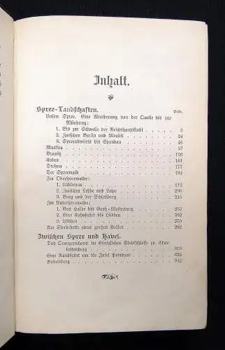 Trinius A.  Märkische Streifzüge 3.Band  1887 Reise Abenteuer Novelle