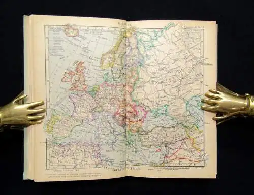 Justus Perthes Taschenatlas der ganzen Welt 45 Karten in Kupferstich 1943