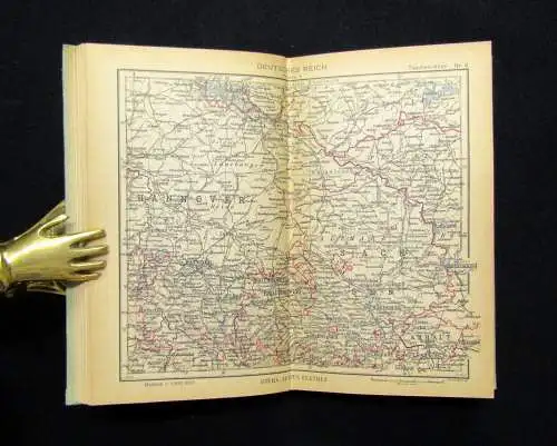 Justus Perthes Taschenatlas der ganzen Welt 45 Karten in Kupferstich 1943