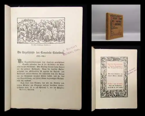 Trinius A. Aus der Chronik der Gemeinde Gabelbach 7 Bildnisse v. Richard Wintzer