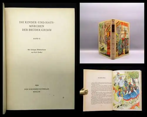 Die Kinder-u. Hausmärchen der Brüder Grimm Band 2 Illustr. von Karl Fischer 1959