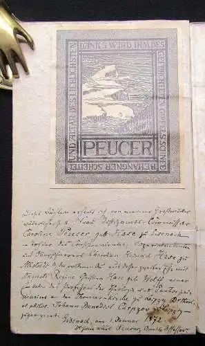 Eisenach Das Sulzaer Thal, oder historische Darstellung von Stadtsulz 1821