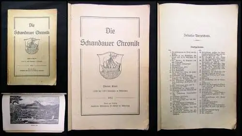 GlootzPfarrer, Artur Die Schandauer Chronik 1917 Ortskunde Geschichte