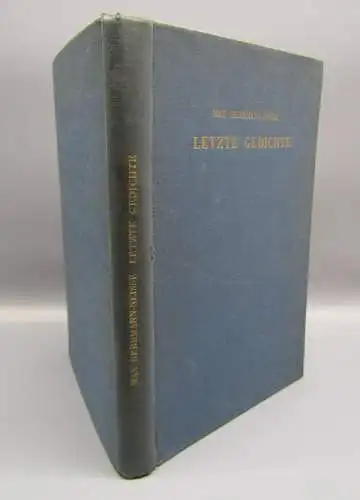 Herrmann-Neisse, Max Exil-Literatur - Letzte Gedichte 1941 Belletristik