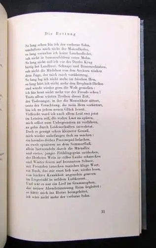 Herrmann-Neisse, Max Exil-Literatur - Letzte Gedichte 1941 Belletristik