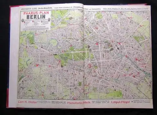 Thom, Ernst Pharus Städte- Atlas enthaltend die Pharus-Pläne Berlin 1905/06