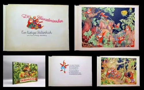 Wittig Karl Die Heinzelmännchen Ein lustiges Bilderbuch Original 1956