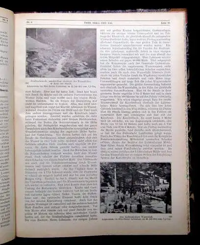 Über Berg und Tal Monatsschrift des Gebirgsvereins 35.Jhg. 1912 Reise Abenteuer
