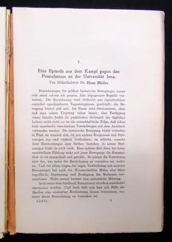 Dobenecker Zeitschrift des Vereins f. Thüringische Geschichte 31.Bd. 1934 Heft 1