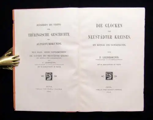 Liebeskind Thüringische Geschichte und Altertumskunde Die Glocken des Neustädter
