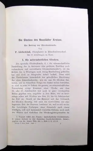 Liebeskind Thüringische Geschichte und Altertumskunde Die Glocken des Neustädter