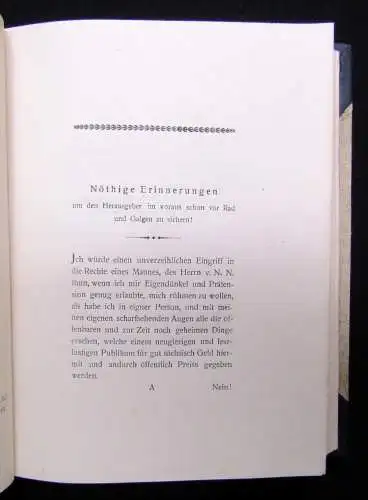 Leipzig im Taumel. Nach Originalbriefen eines reisenden Edelmanns Faksimile 1900