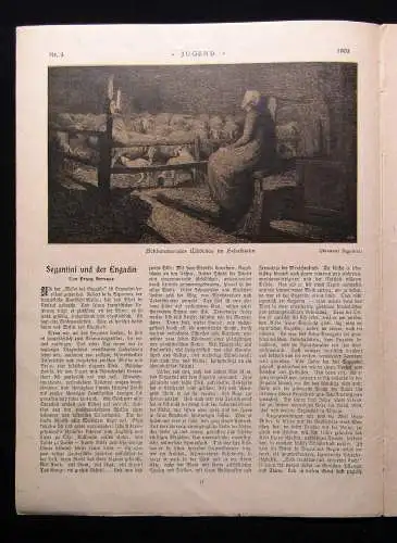Jugend Zeitschrift Jugendstil Wochenschrift Nr. 3 1903 Hirth Verlag js