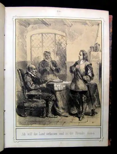 Scott; Stein Die Puritaner für die reifere Jugend 1866 Literatur Lyrik