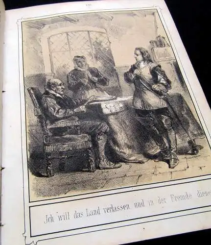 Scott; Stein Die Puritaner für die reifere Jugend 1866 Literatur Lyrik