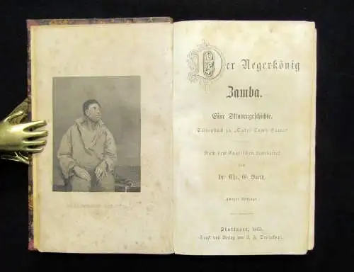 Barth Zamba Der Negerkönig Eine Sklavengeschichte 1865 Literatur Lyrik