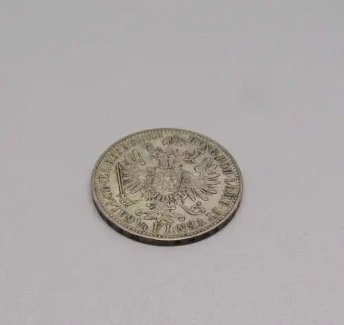 1/4 Gulden/ Florin Österreich Ungarn 1858 Prägestätte A 5,5 Gramm vorzüglich