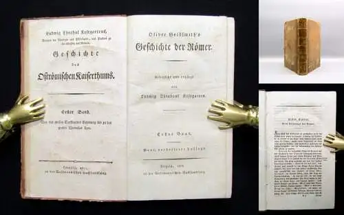 Rosegarten Oliver Goldsmith`s Geschichte der Römer 1805 1. Bd. apart Erzählungen