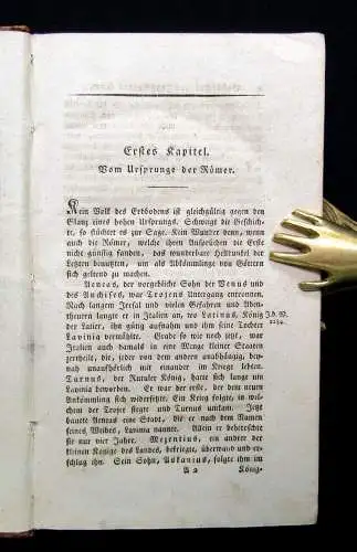 Rosegarten Oliver Goldsmith`s Geschichte der Römer 1805 1. Bd. apart Erzählungen