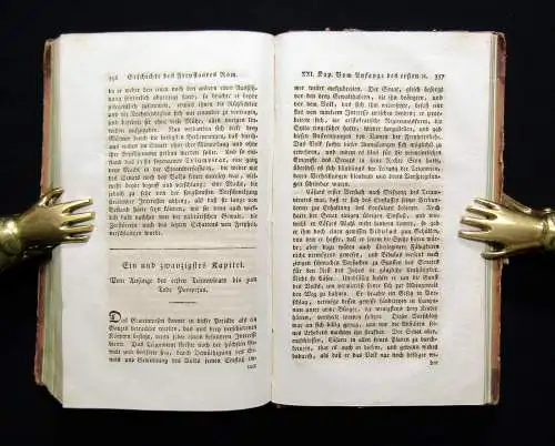 Rosegarten Oliver Goldsmith`s Geschichte der Römer 1805 1. Bd. apart Erzählungen