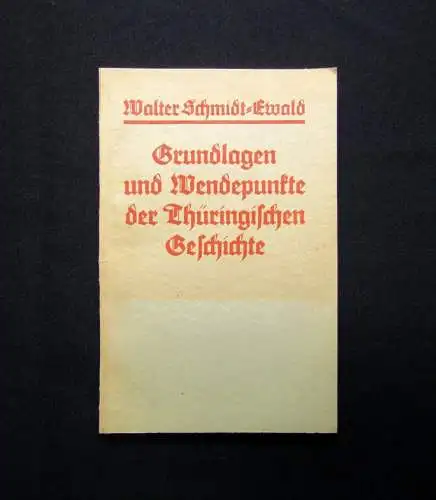 Ewald Grundlagen und Wendepunkte der Thüringischen Geschichte 1934 1 Stammtafel