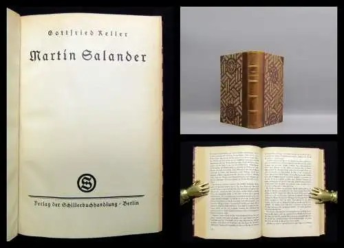 Keller, Gottfried Martin Salander um 1900 Literatur Lyrik Belletristik